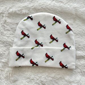 St. Louis Cardinals MLB Baby Infant Hat White Red Print